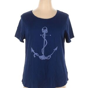 Old Navy Anchor Graphic Short Sleeve Tee size XL